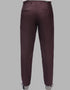 Formal Pant Mahroon Color Textured Suiting Stuff